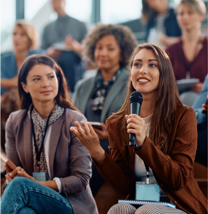 Woman grocery shopping